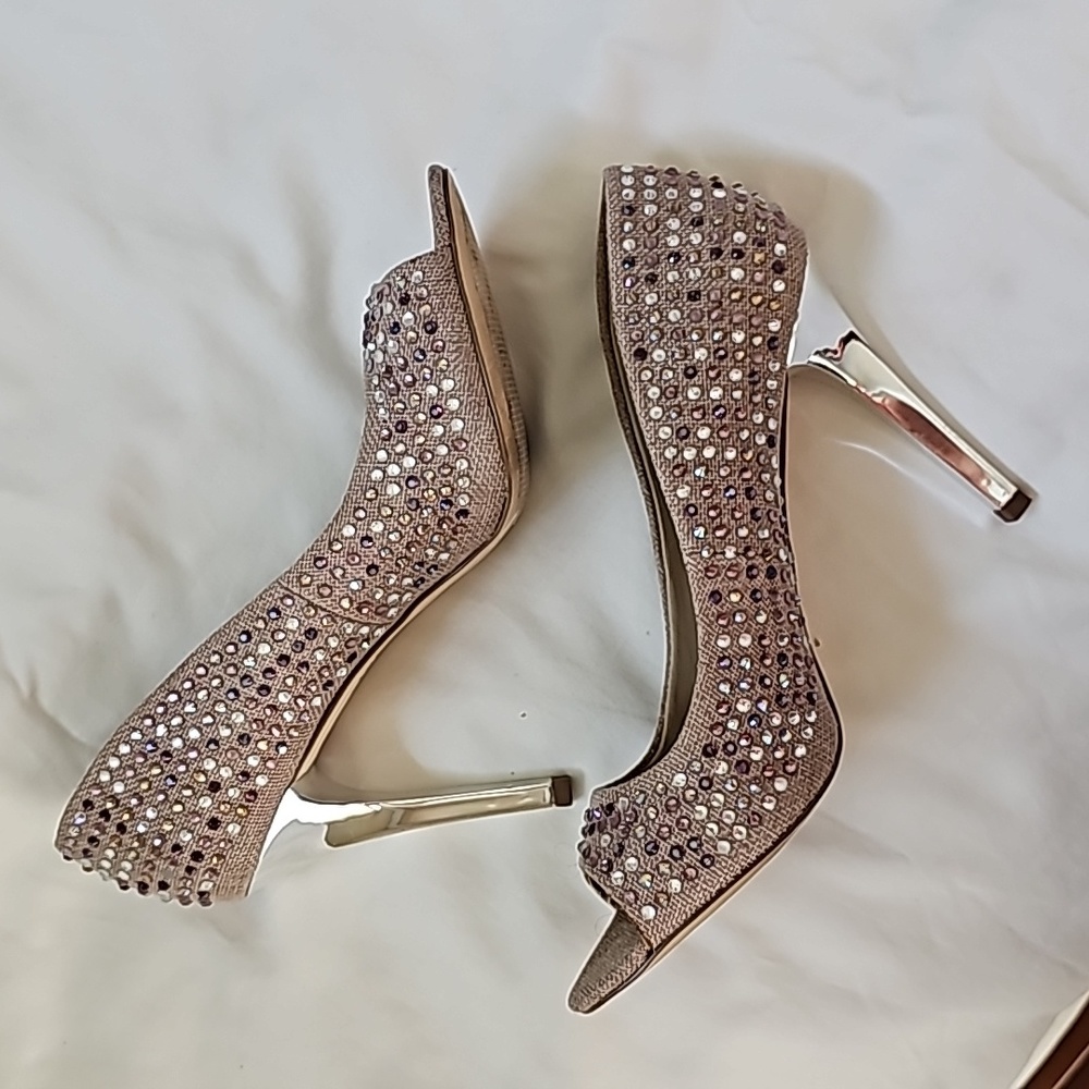 Gorgeous Rhinestone bling stiletto heels